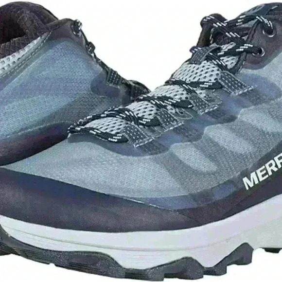 Merrell Moab Speed Mid Gore-Tex Navy Sneaker Hiking Size 10 Womens - Picture 1 of 5